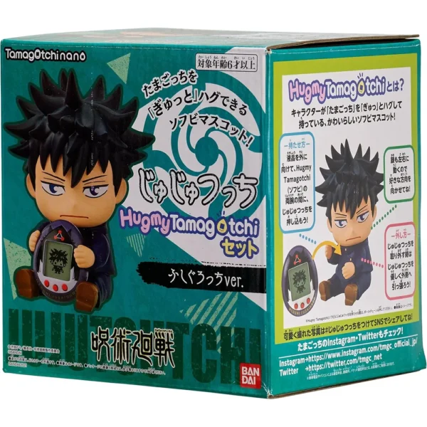 TAMAGOTCHI NANO JUJUTSU KAISEN FUSHIGURO FIGURA HUGMY Y MASCOTA ELECTRÓNICA