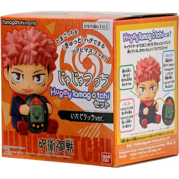 b0b1lsvf3q_5.webp TAMAGOTCHI NANO JUJUTSU KAISEN ITADORI FIGURA HUGMY Y MASCOTA ELECTRÓNICA