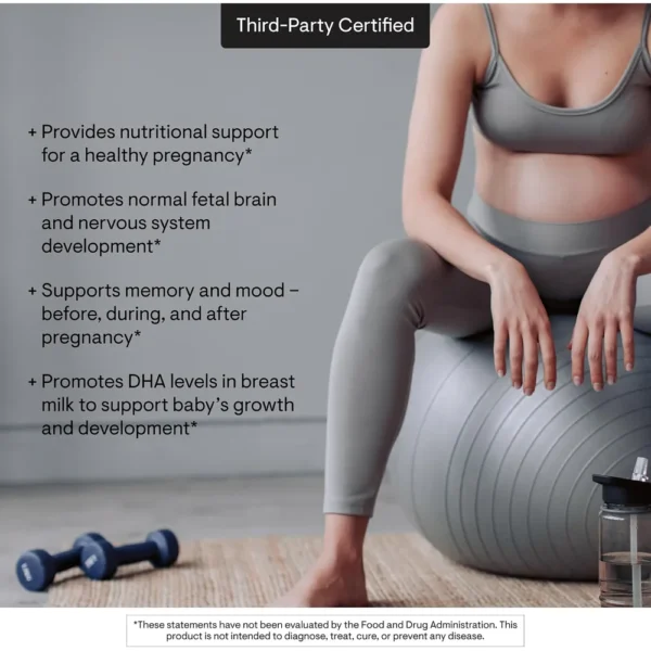 OMEGA-3 PRENATAL DHA THORNE EPA + DHA 60 CÁPSULAS BLANDAS