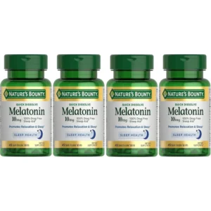 MELATONINA QUICK DISSOLVE NATURE'S BOUNTY 10 MG 45 TABLETAS | PACK 4