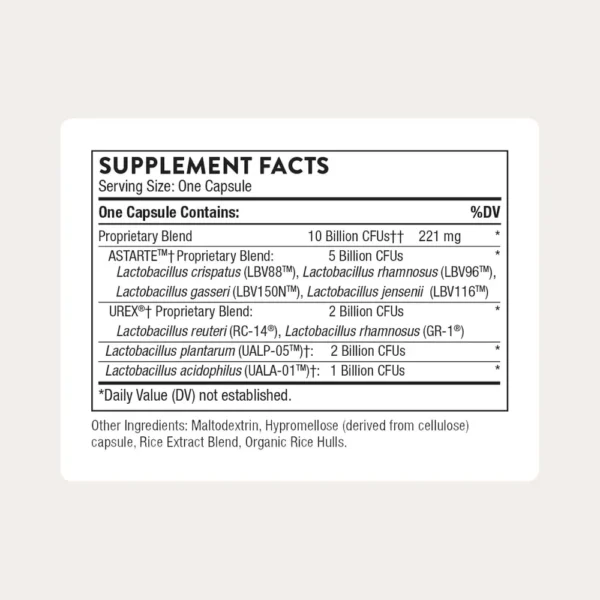 b0brys247y_2.webp PROBIÓTICO WOMEN'S DAILY PROBIOTIC THORNE 10 MIL MILLONES UFC 8 CEPAS 30 CÁPSULAS