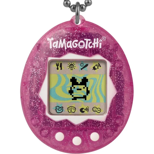 TAMAGOTCHI ORIGINAL PURPURINA ROSA LOGO ACTUALIZADO