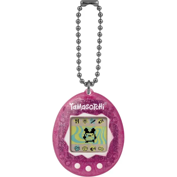 TAMAGOTCHI ORIGINAL PURPURINA ROSA LOGO ACTUALIZADO