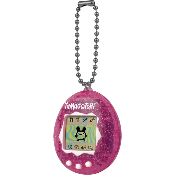 TAMAGOTCHI ORIGINAL PURPURINA ROSA LOGO ACTUALIZADO
