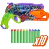 NERF LANZADOR TEENAGE MUTANT NINJA TURTLES CON 10 DARDOS