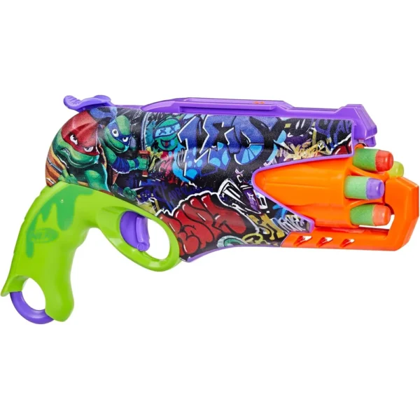 NERF LANZADOR TEENAGE MUTANT NINJA TURTLES CON 10 DARDOS