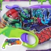 NERF LANZADOR TEENAGE MUTANT NINJA TURTLES CON 10 DARDOS
