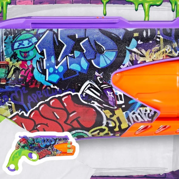 NERF LANZADOR TEENAGE MUTANT NINJA TURTLES CON 10 DARDOS