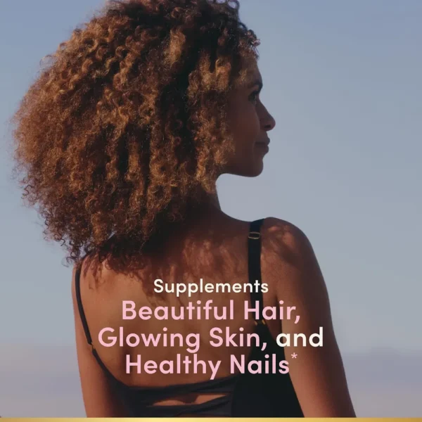 CABELLO PIEL Y UÑAS NATURE'S BOUNTY + BIOTINA 2500 MCG + COLÁGENO 100 MG 140 GOMITAS