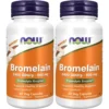 BROMELINA NOW FOODS 500 MG 2400 GDU/G 60 CÁPSULAS | PACK 2