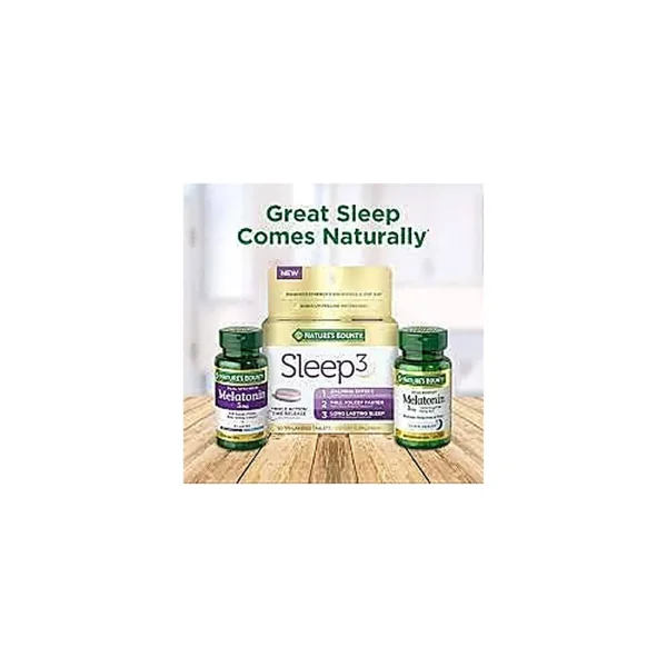 MELATONINA DUAL SPECTRUM NATURE'S BOUNTY 5 MG 60 TABLETAS | PACK 2