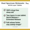 MELATONINA DUAL SPECTRUM NATURE'S BOUNTY 5 MG 60 TABLETAS | PACK 2