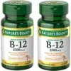 VITAMINA B12 QUICK DISSOLVE NATURE'S BOUNTY 2500 MCG 75 TABLETAS | PACK 2