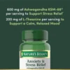 ASHWAGANDHA KSM-66 STRESS RELIEF NATURE'S BOUNTY 90 TABLETAS