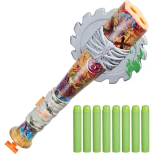 NERF LANZADOR ZOMBIE STRIKEOUT CON 8 DARDOS