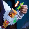 NERF LANZADOR ZOMBIE STRIKEOUT CON 8 DARDOS