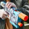 NERF LANZADOR STAR WARS THE MANDALORIAN CON 12 DARDOS