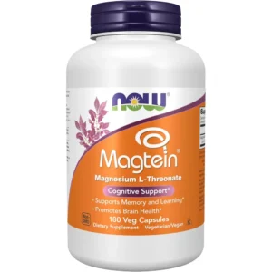 MAGTEIN MAGNESIO L-TREONATO NOW FOODS 180 CÁPSULAS