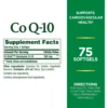 COENZIMA Q10 NATURE'S BOUNTY 100 MG 75 CÁPSULAS BLANDAS | PACK 2