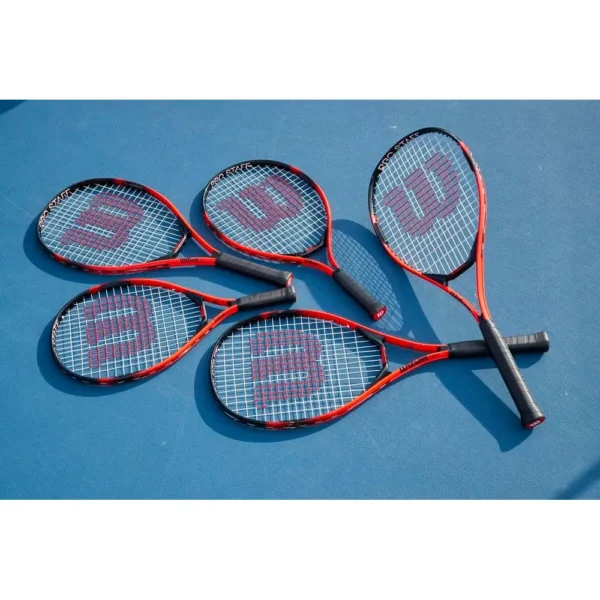 RAQUETA DE TENNIS WILSON PRO STAFF PRECISION JUNIOR/YOUTH ROJO TALLA 25"