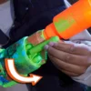NERF LANZADOR ZOMBIE DRILLER CON 16 DARDOS