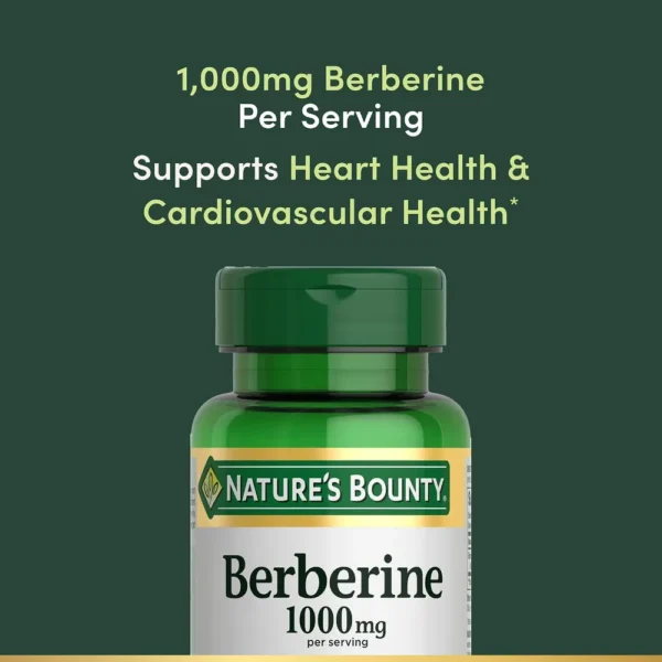 BERBERINA NATURE'S BOUNTY 1000 MG 60 CÁPSULAS