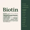 BIOTINA NATURE'S BOUNTY 10000 MCG 180 CÁPSULAS BLANDAS