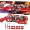 NERF LANZADOR MARVEL DEADPOOL CON 16 RONDAS RIVAL