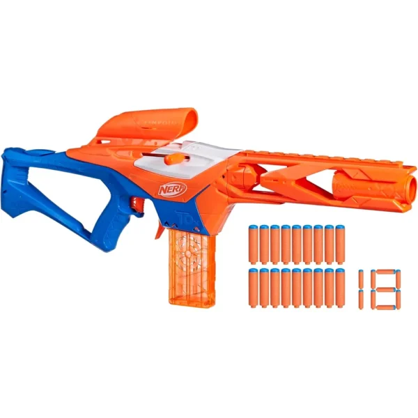 b0cslmzqt2_1.webp NERF LANZADOR N SERIES PINPOINT CON 18 DARDOS