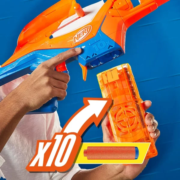 b0cslmzqt2_2.webp NERF LANZADOR N SERIES PINPOINT CON 18 DARDOS