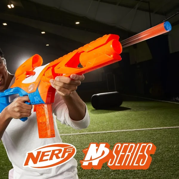 b0cslmzqt2_5.webp NERF LANZADOR N SERIES PINPOINT CON 18 DARDOS
