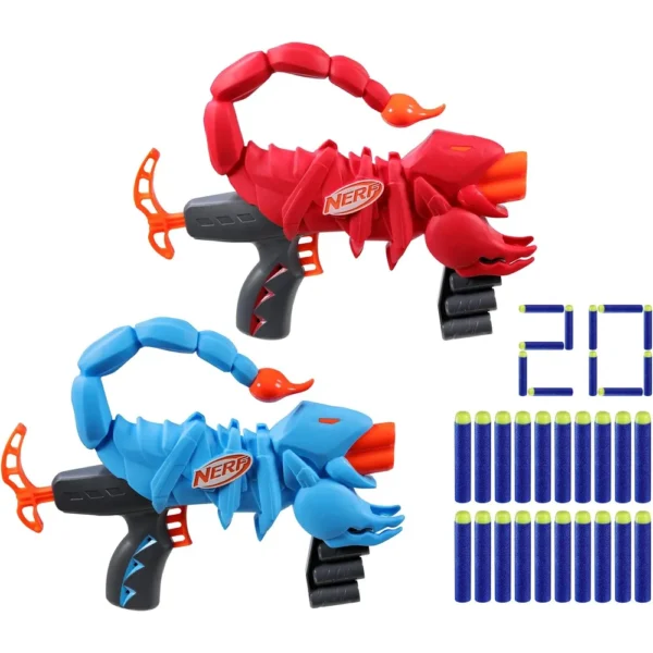 NERF LANZADORES WILD VENOMPACK DE 2 PIEZAS