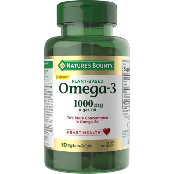 OMEGA 3 VEGETAL NATURE'S BOUNTY 520 MG 30 CÁPSULAS BLANDAS