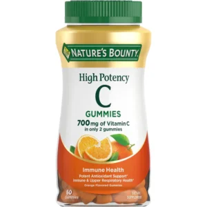 VITAMINA C NATURE'S BOUNTY 700 MG NARANJA 60 GOMITAS
