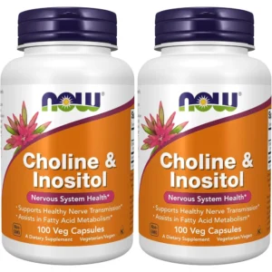 b0d14vk28j_0.webp COLINA + INOSITOL NOW FOODS 500 MG 100 CÁPSULAS | PACK 2