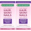 CABELLO PIEL Y UÑAS ADVANCED NATURE'S BOUNTY 150 CÁPSULAS BLANDAS | PACK 2
