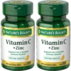 VITAMINA C + ZINC NATURE'S BOUNTY 60 TABLETAS | PACK 2