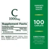 VITAMINA C NATURE'S BOUNTY 1000 MG 100 TABLETAS | PACK 2