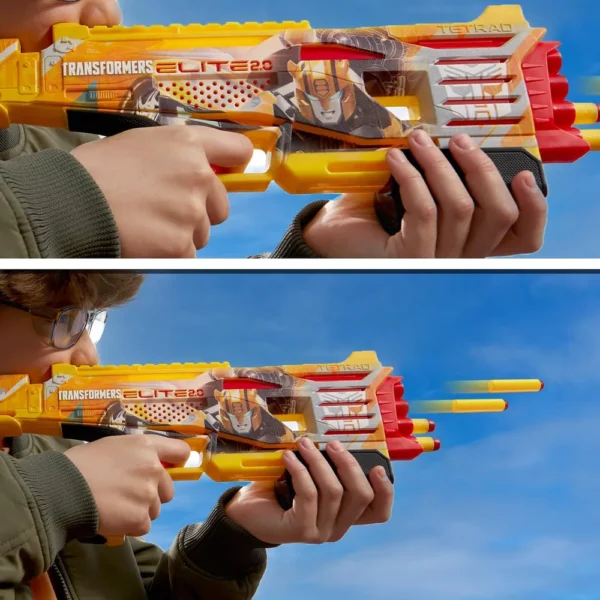 b0d1gppfwm_2.webp NERF LANZADOR TRANSFORMERS BUMBLEBEE CON 8 DARDOS