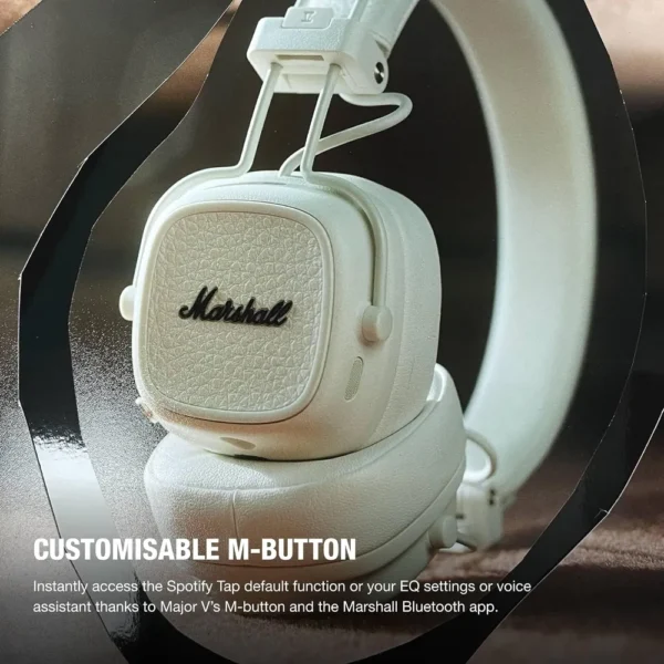 AUDÍFONOS INALÁMBRICOS ON-EAR MAJOR V MARSHALL | CREMA