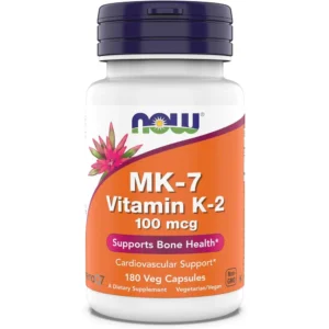 VITAMINA K2 MK-7 NOW FOODS 100 MCG 180 CÁPSULAS