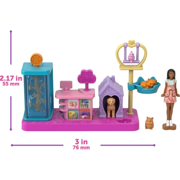 BARBIE MINI BARBIELAND DREAMHOUSE 3 SETS DE JUEGO