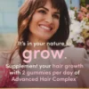 HAIR GROWTH NATURE'S BOUNTY ADVANCED HAIR COMPLEX 60 GOMITAS