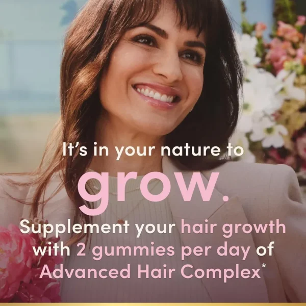 HAIR GROWTH NATURE'S BOUNTY ADVANCED HAIR COMPLEX 60 GOMITAS