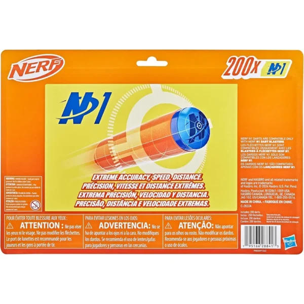 NERF DARDOS N SERIES N1 PAQUETE DE 200 PIEZAS