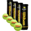 4 PACK PELOTA DE TENNIS WILSON US OPEN REGULAR DUTY