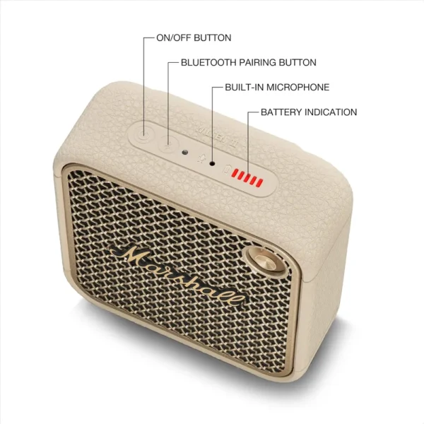b0dfhcwz81_6.webp PARLANTE PORTÁTIL BLUETOOTH RESISTENTE AL AGUA WILLEN II MARSHALL | CREMA