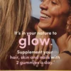 CABELLO PIEL Y UÑAS ADVANCED NATURE'S BOUNTY + BIOTINA 6000 MCG 200 GOMITAS