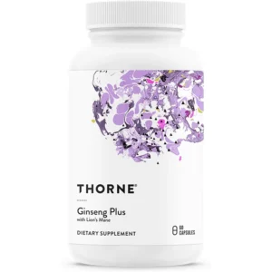 GINSENG PLUS THORNE GINSENG ROJO COREANO + MELENA DE LEÓN 60 CÁPSULAS