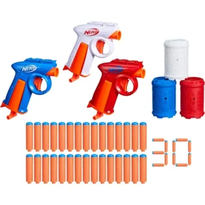 NERF LANZADORES N SERIES BACKYARD TRIPLE PACK DE 3 PIEZAS